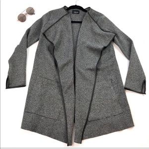 Zara knit drape front cardigan/coat